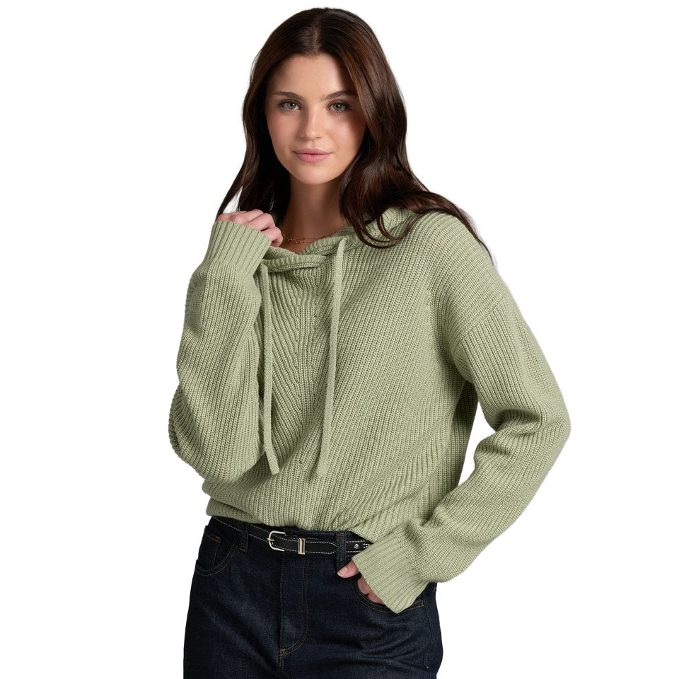 Women's Fireside Sweater Hoody - Green