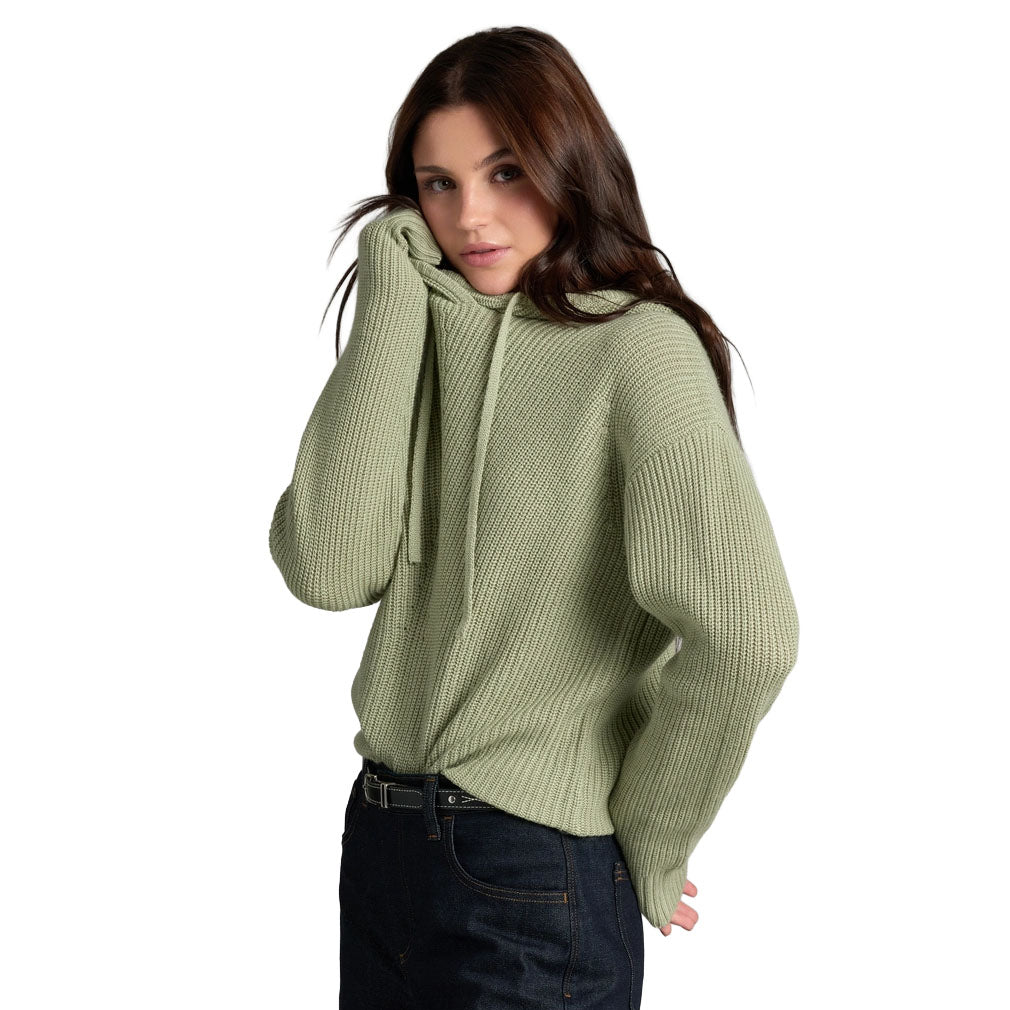 Women's Fireside Sweater Hoody - Green