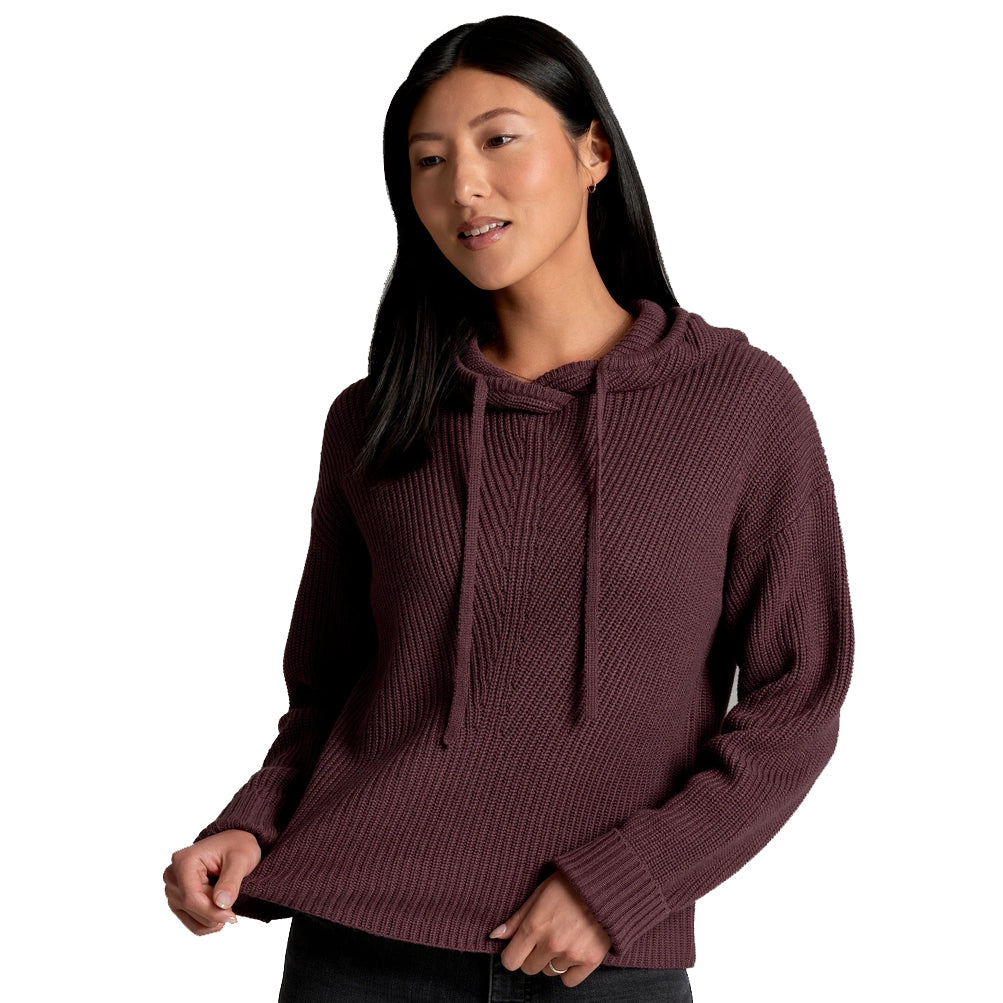 Women's Fireside Sweater Hoody - Purple
