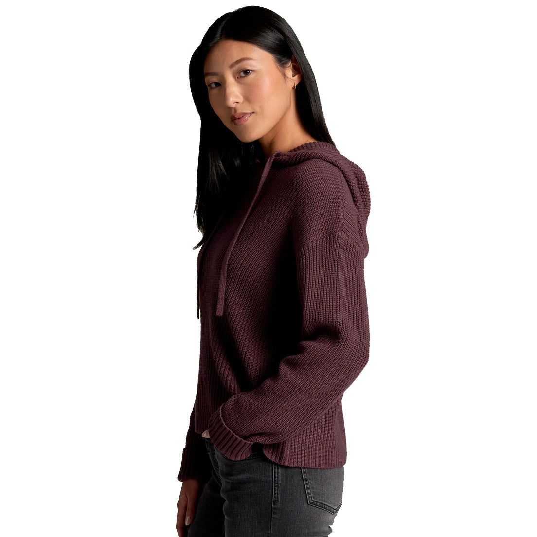 Women's Fireside Sweater Hoody - Purple