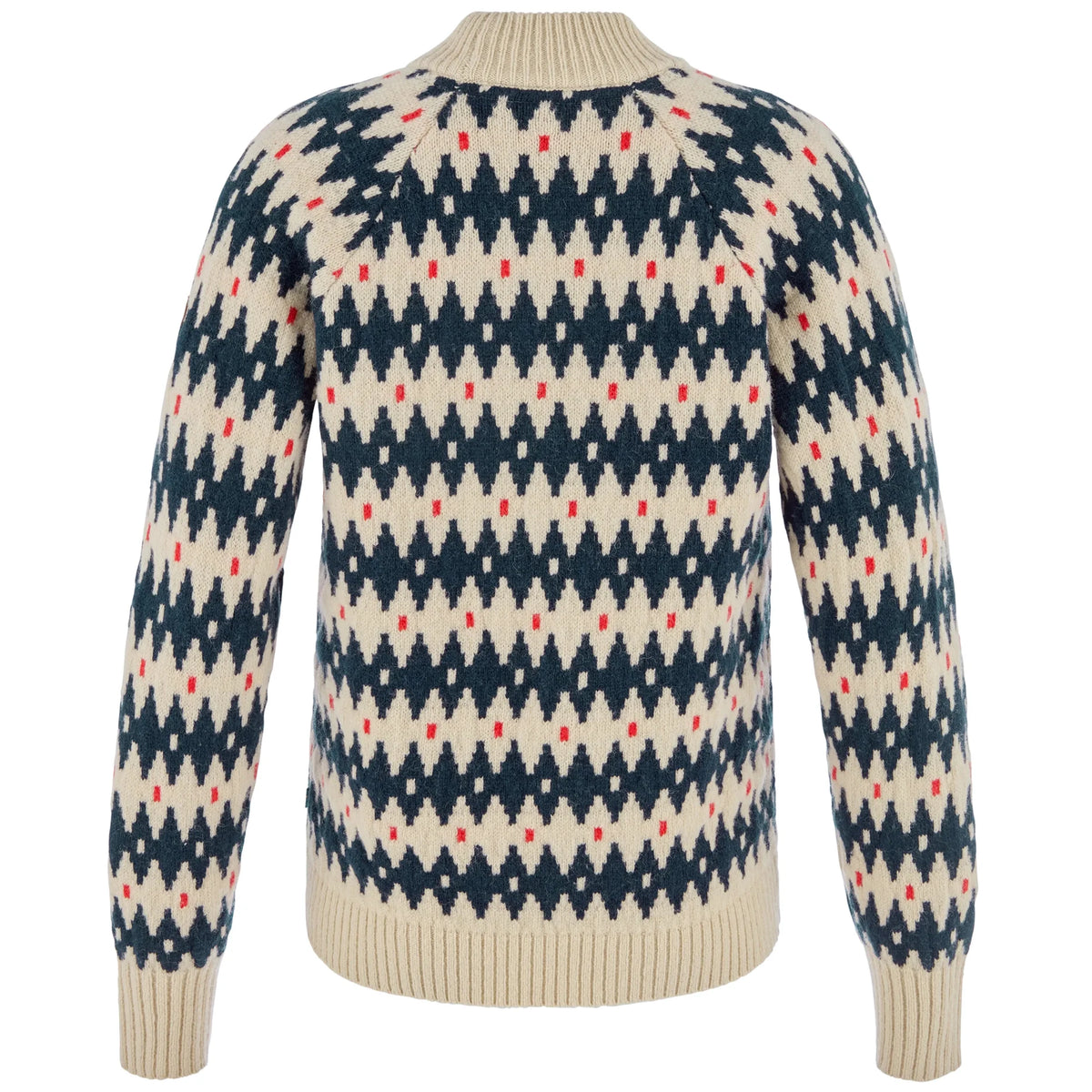 Women's Ovik Jacquard Knit Sweater - Navy