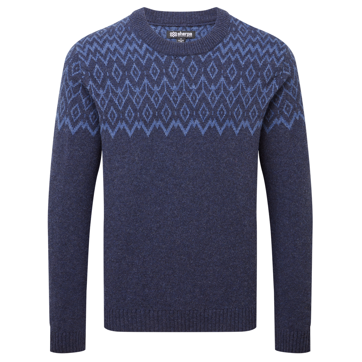 Men's Dipak Crew Neck Jumper - Navy