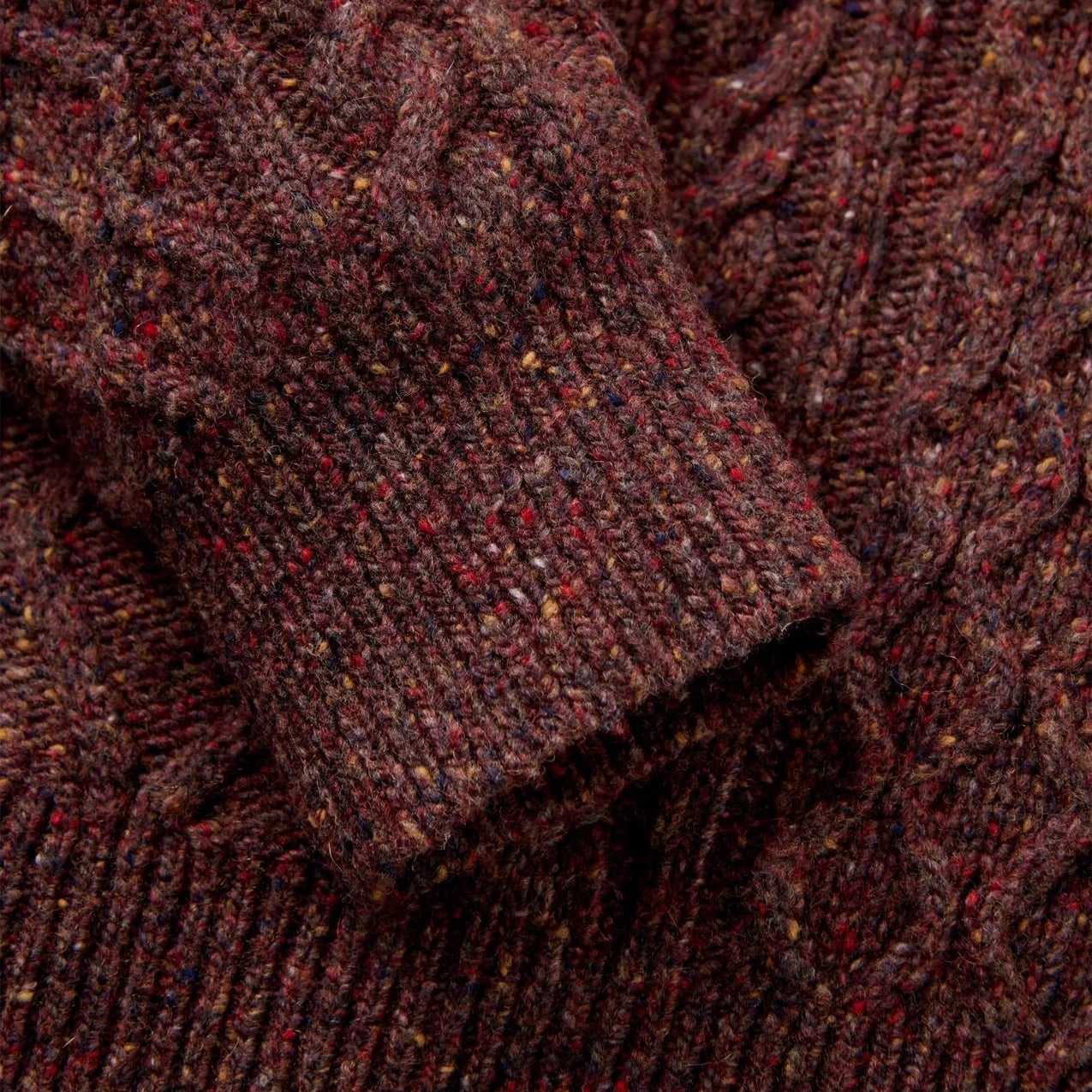 Men’s Sandbar Merino Blend Knitted Jumper - Brown