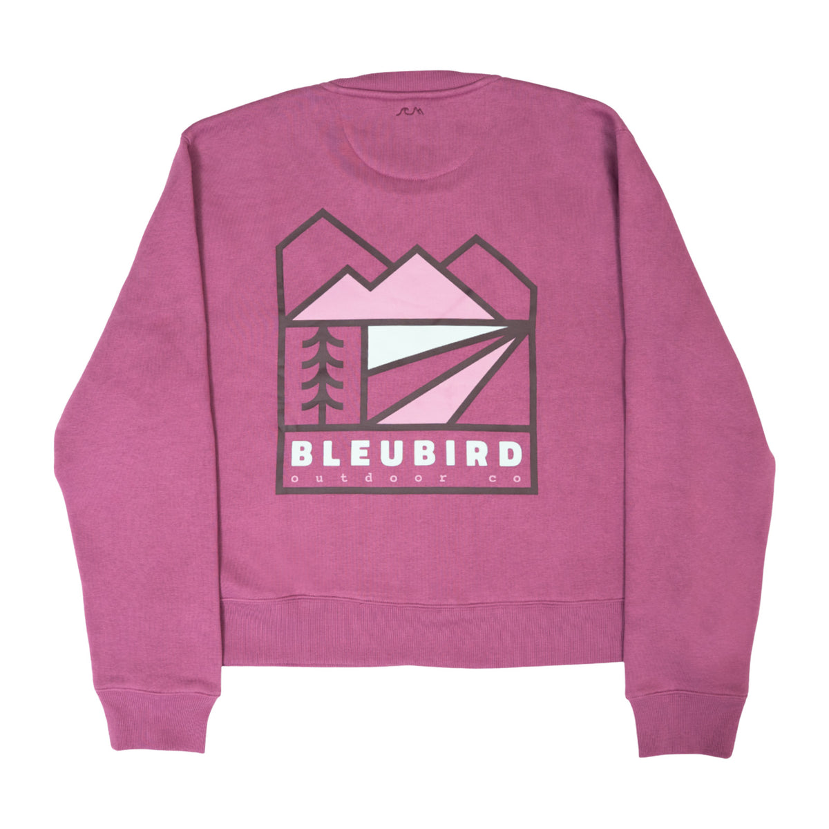 Women's Serra Cropped Crew Top - Pink