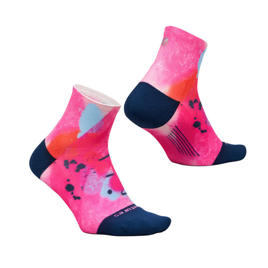 Unisex Elite Light Cushion Quarter Socks - International Women's Day Limited Edition - Pink
