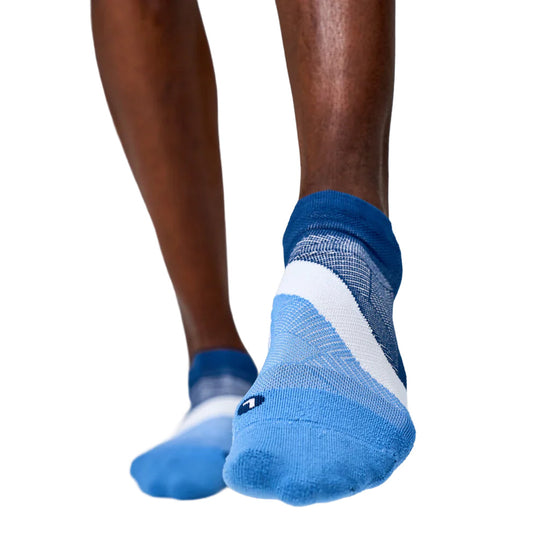 Unisex Elite Light Cushion No Show Tab Socks - Blue