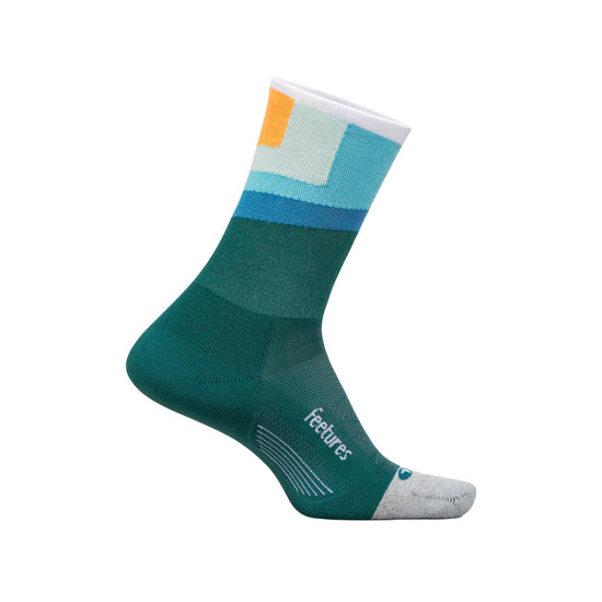 Unisex Elite Light Cushion Mini Crew Socks - Green