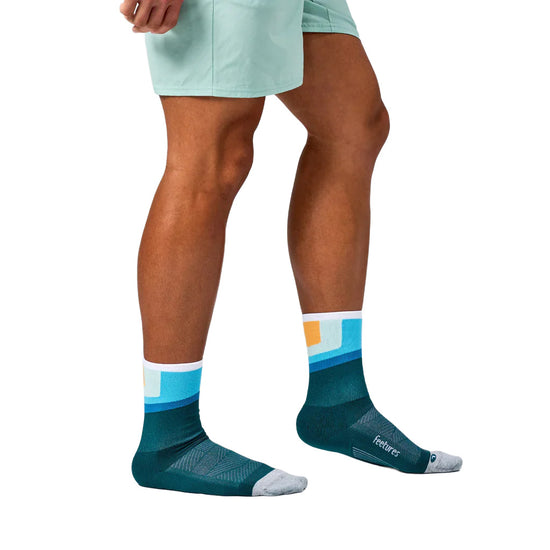 Unisex Elite Light Cushion Mini Crew Socks - Green