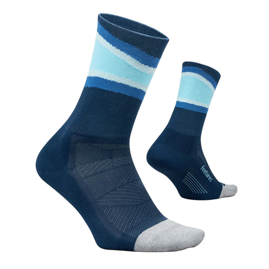 Unisex Elite Light Cushion Mini Crew Socks - Navy