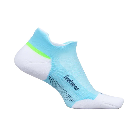 Unisex Elite Maximum Cushion No Show Tab Socks - Blue