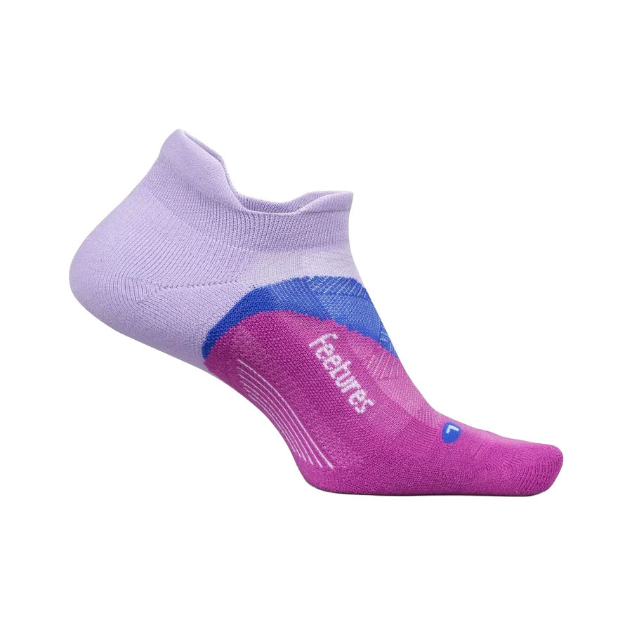 Unisex Elite Light Cushion No Show Tab Socks - Purple