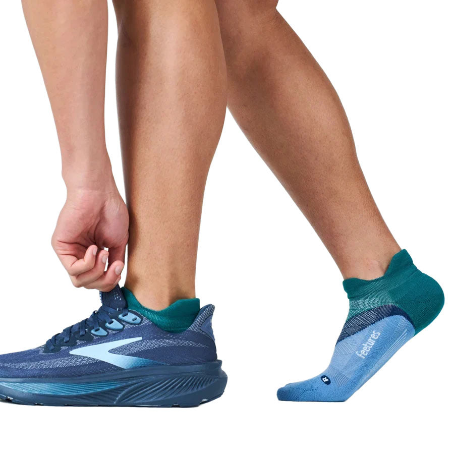 Unisex Elite Light Cushion No Show Tab Socks - Green