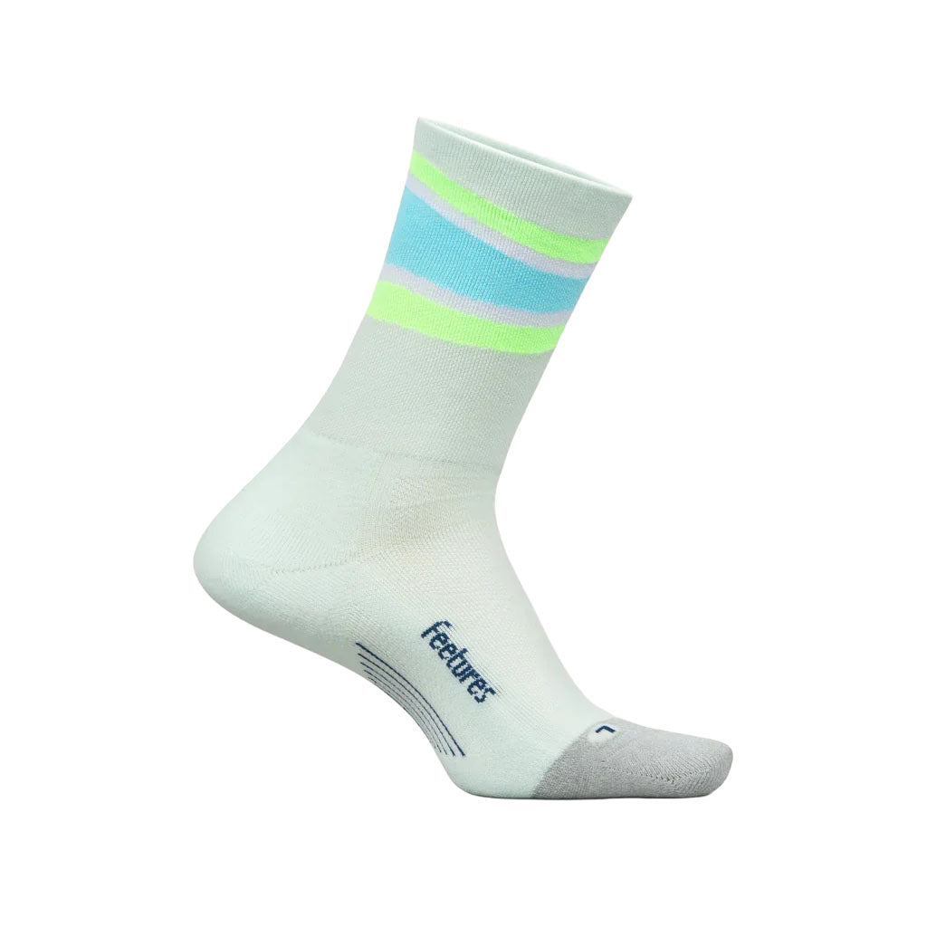 Unisex Elite Light Cushion Mini Crew Socks - Blue
