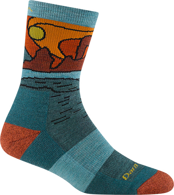 Women's Celeste Micro Crew Midweight Hiking Socks - Green