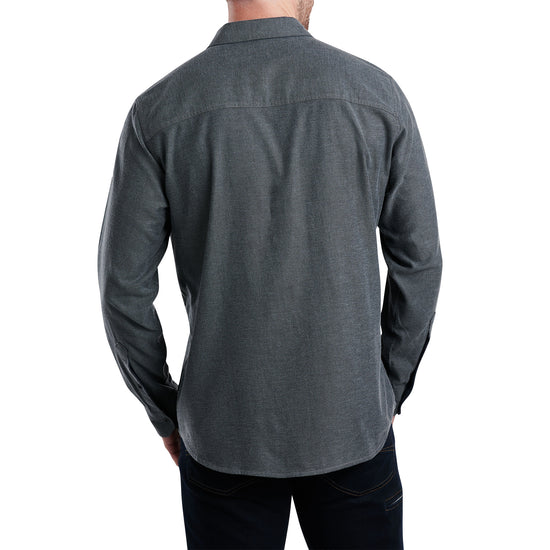 Men's Descendr Flannel Long-Sleeve Shirt - Grey