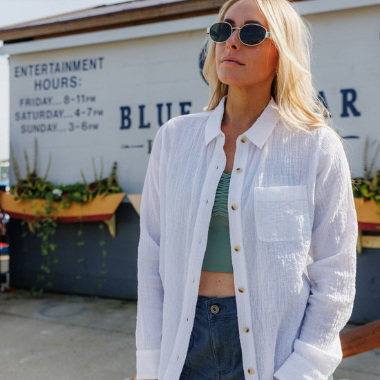 Women's Marlie Long-Sleeve Shirt - White