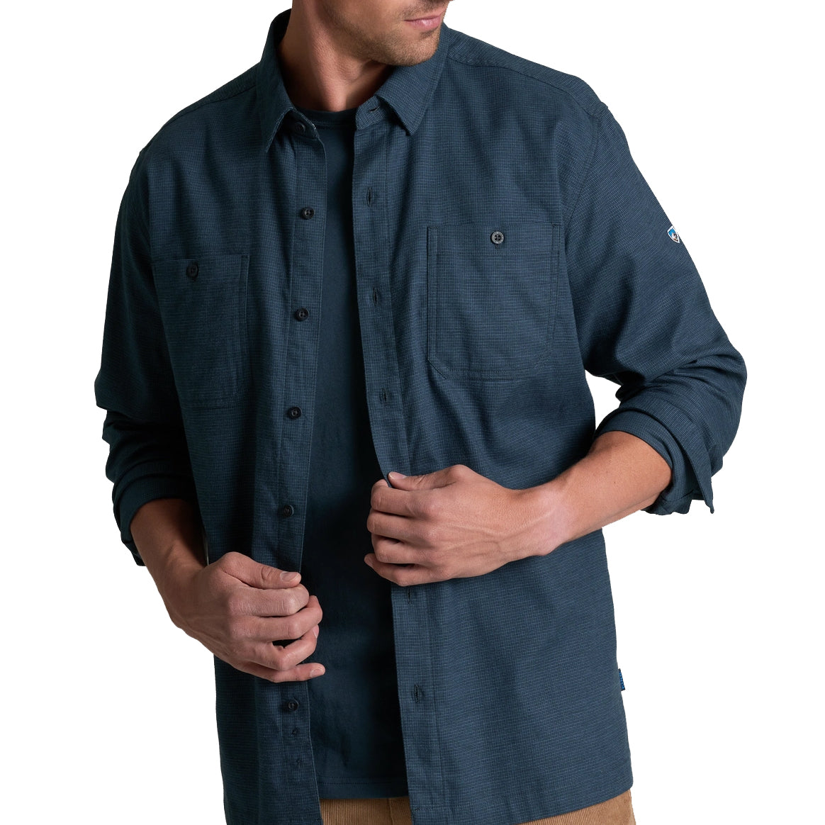 Men's Revolvr Flannel Shirt - Navy