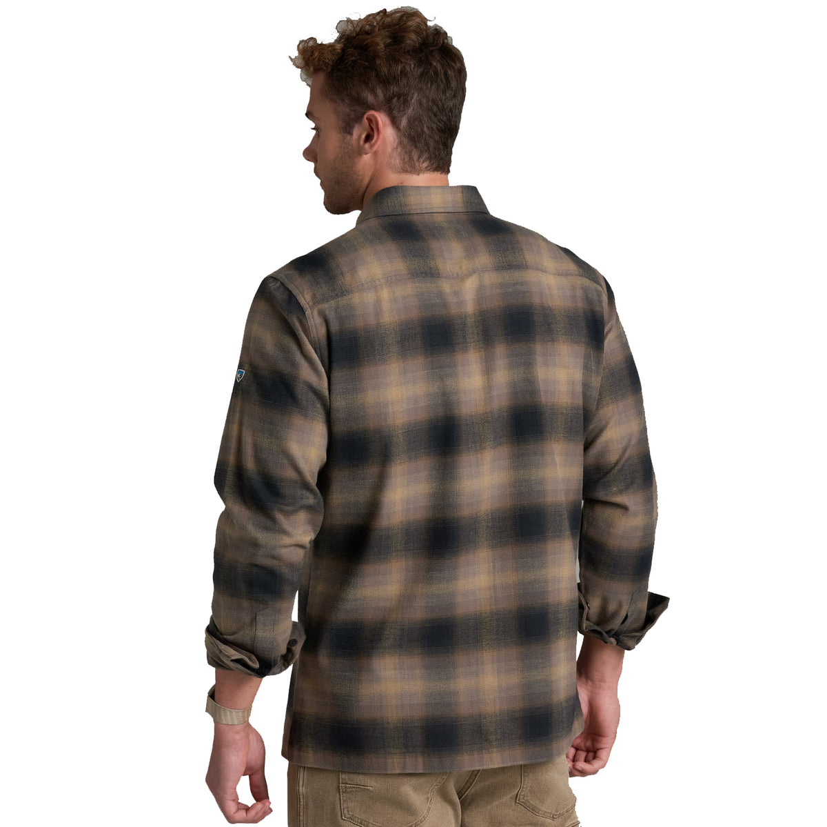 Men's Dillingr Flannel Long-Sleeve Shirt - Brown