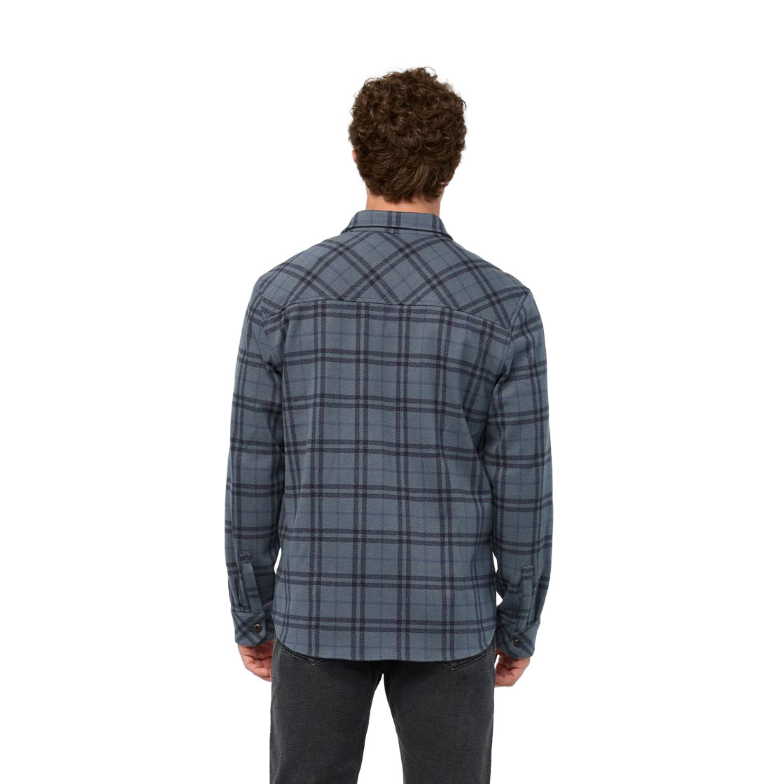 Men's Performance Flannel Overshirt - Blue