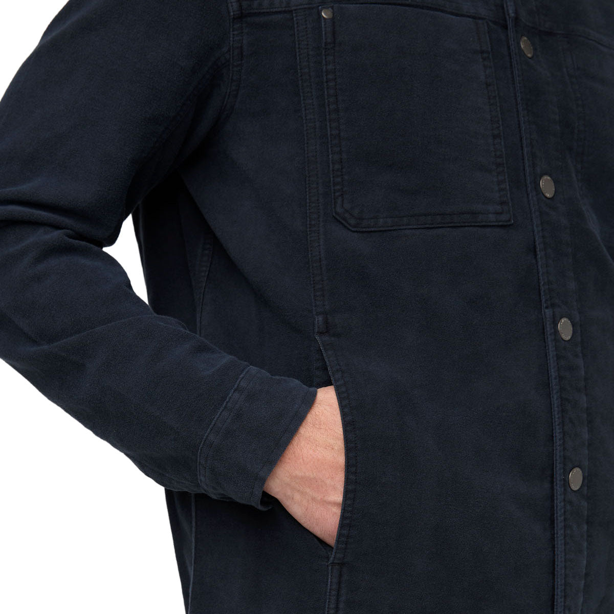 Men's No Sweat Moleskin Shirt - Navy