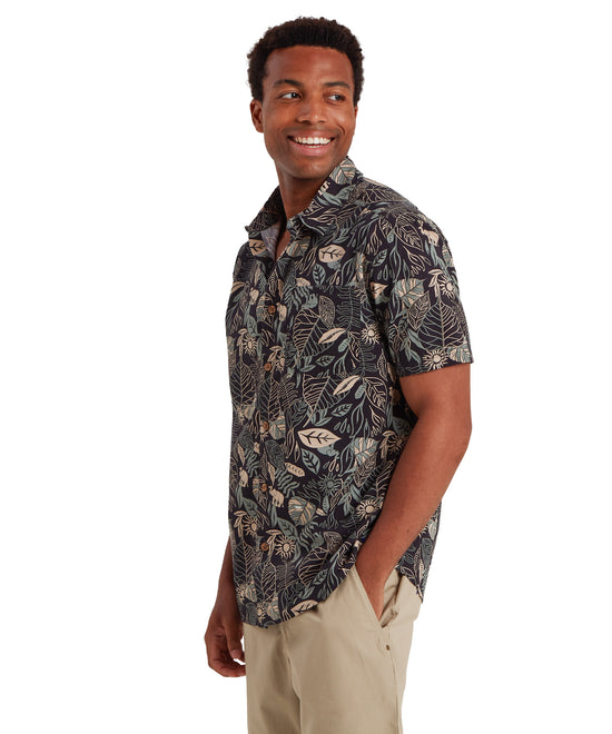 Men's Balun Short-Sleeve Shirt - Black