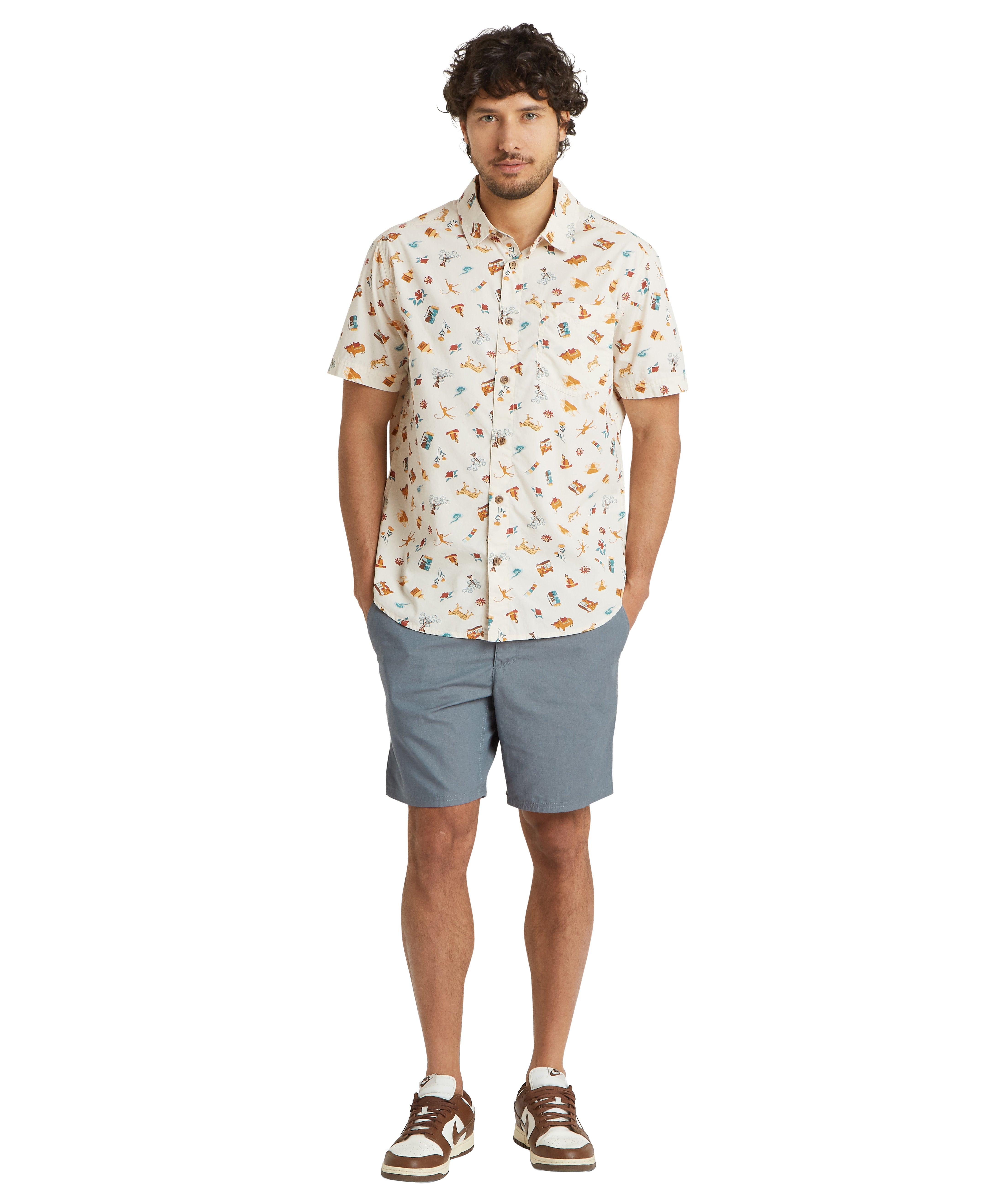 Men's Balun Short-Sleeve Shirt - Cream