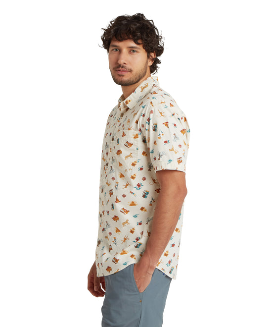 Men's Balun Short-Sleeve Shirt - Cream