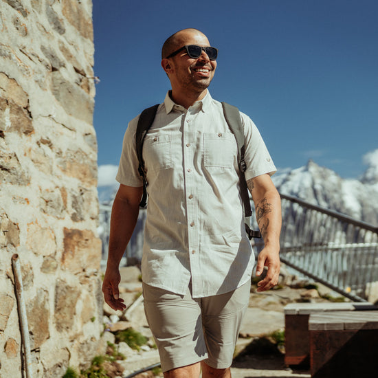 Men's Karib Short-Sleeve Shirt - Grey