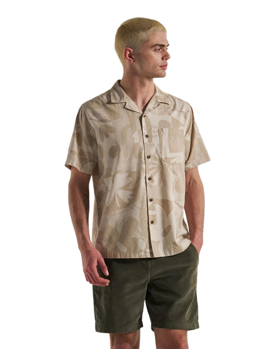 Men's Cove Cotton Shirt - Cream