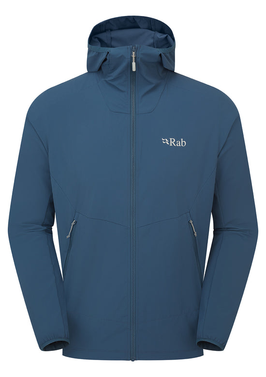 Men's Borealis Hooded Jacket - Blue