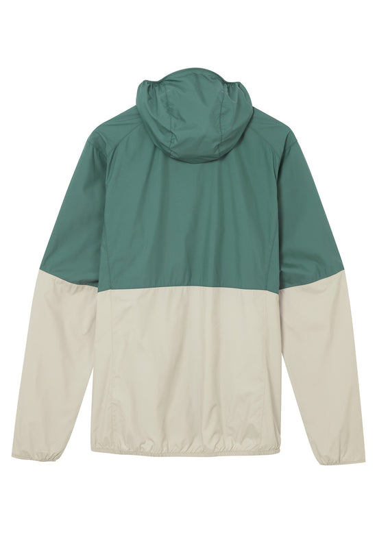 Men's Windgather Hooded Jacket - Green / Beige