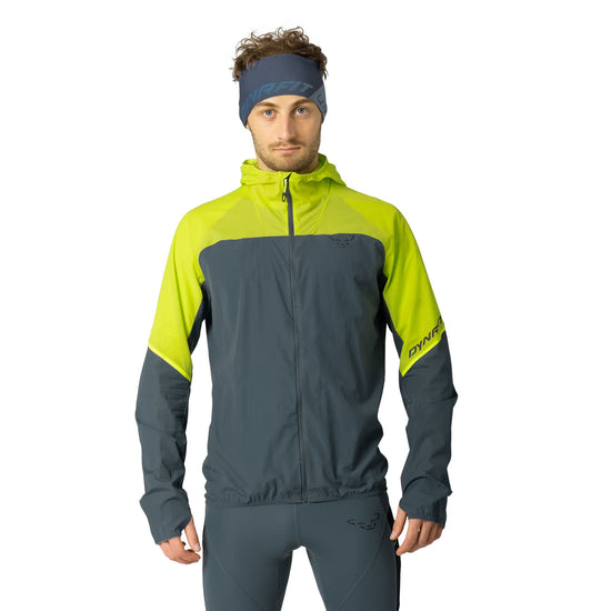Men's Alpine Wind Jacket - Yellow / Grey