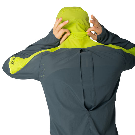 Men's Alpine Wind Jacket - Yellow / Grey