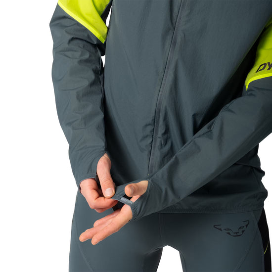 Men's Alpine Wind Jacket - Yellow / Grey