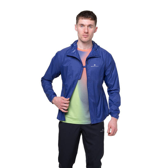 Men's Tech All-Terrain Running Jacket - Blue