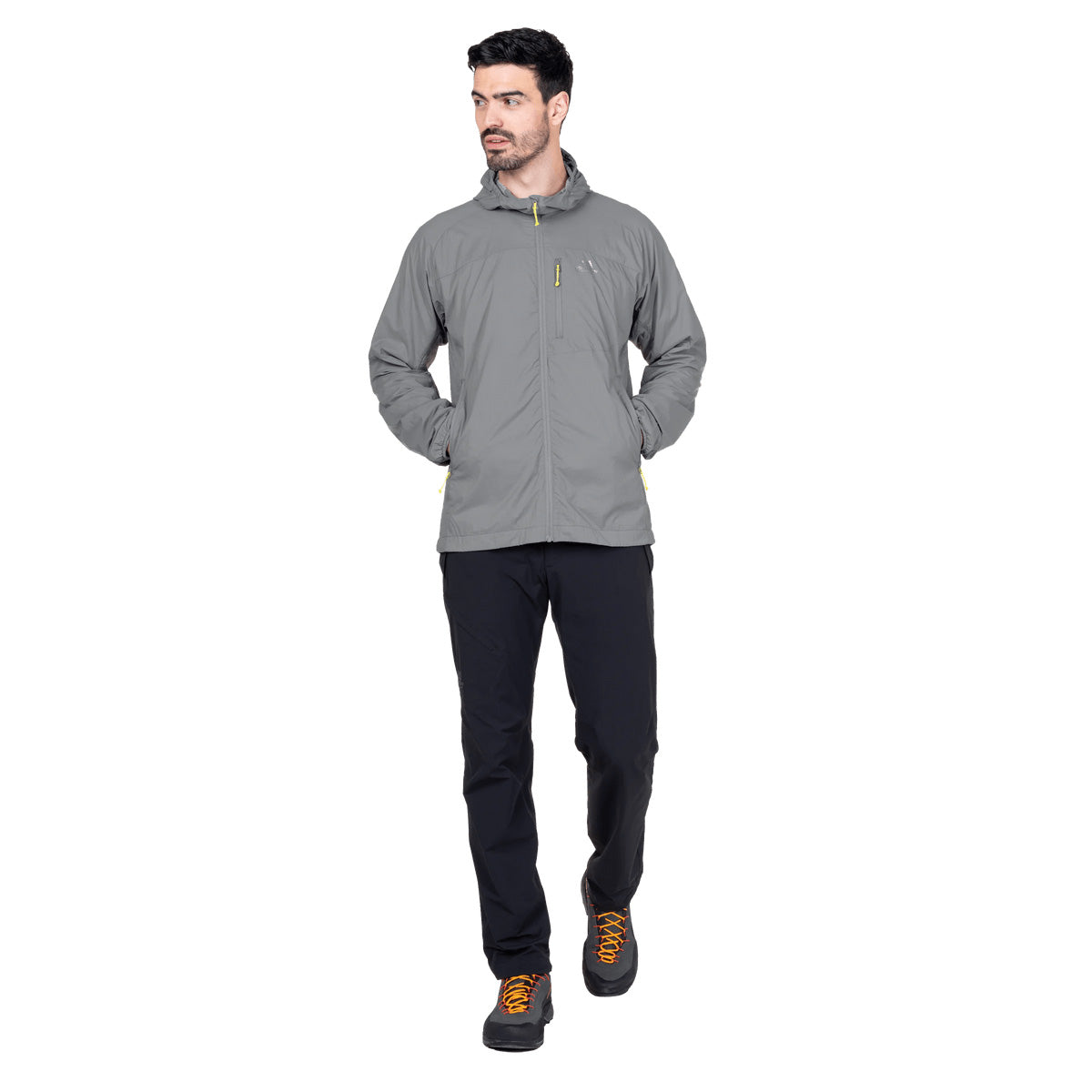 Men's Aerotherm Hooded Jacket - Grey