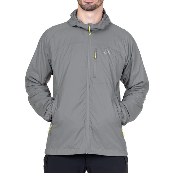 Men's Aerotherm Hooded Jacket - Grey