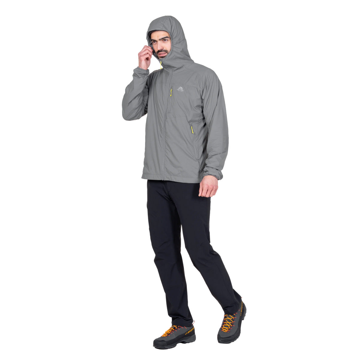 Men's Aerotherm Hooded Jacket - Grey