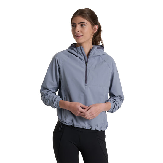 Women's Wander 1/2 Zip Softshell Jacket - Blue