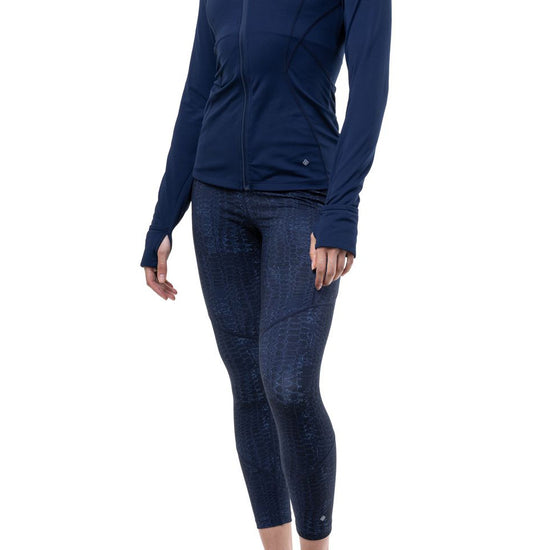 Women's Tech 7/8 Length Cropped Tights - Navy