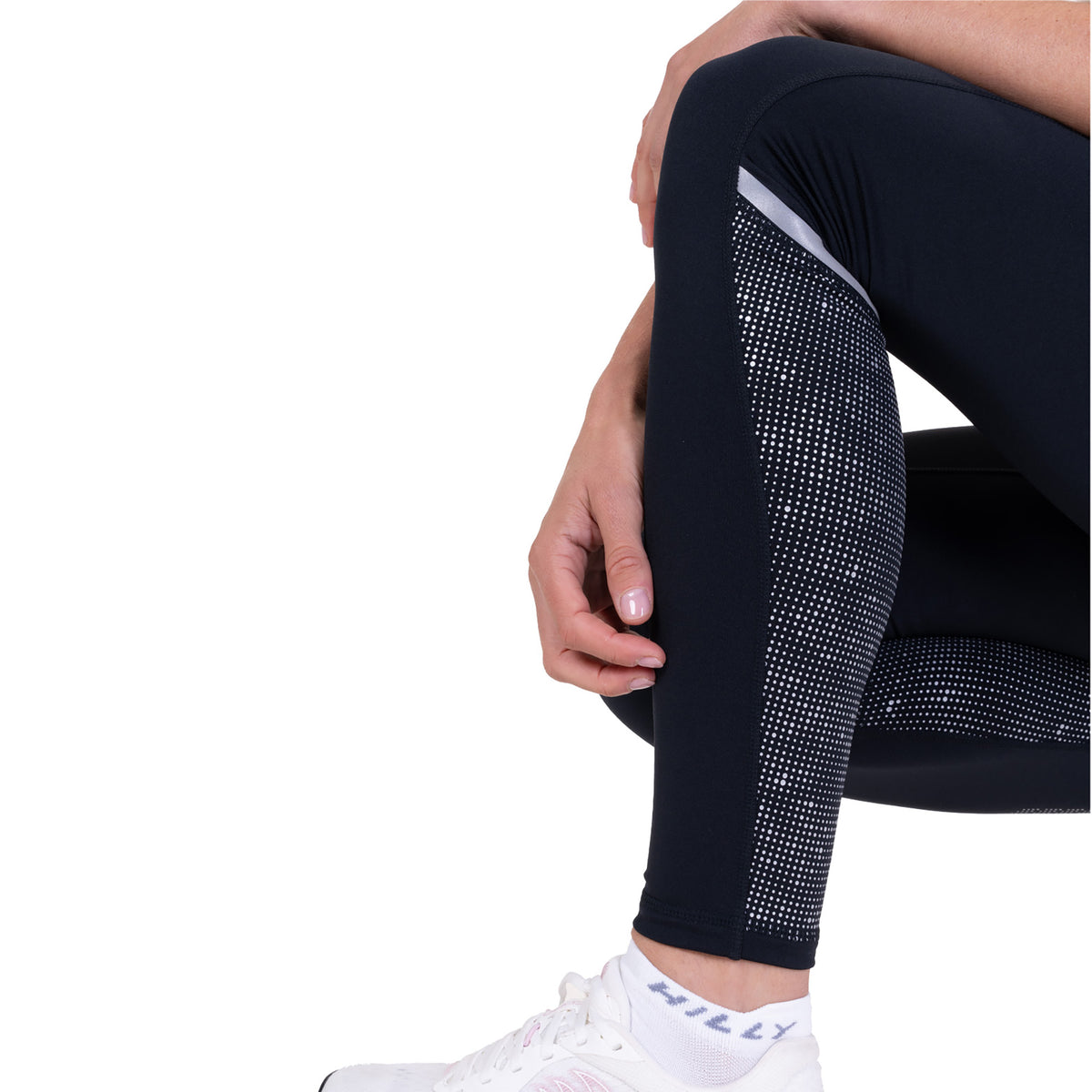 Women's Tech Reflect Tights - Black