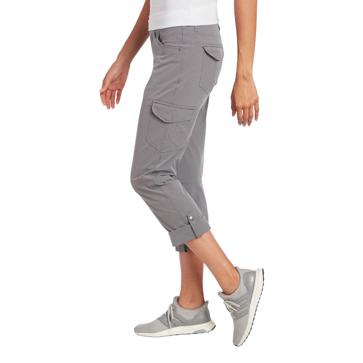 Women's Freeflex Roll-Up Pants - Regular - Grey