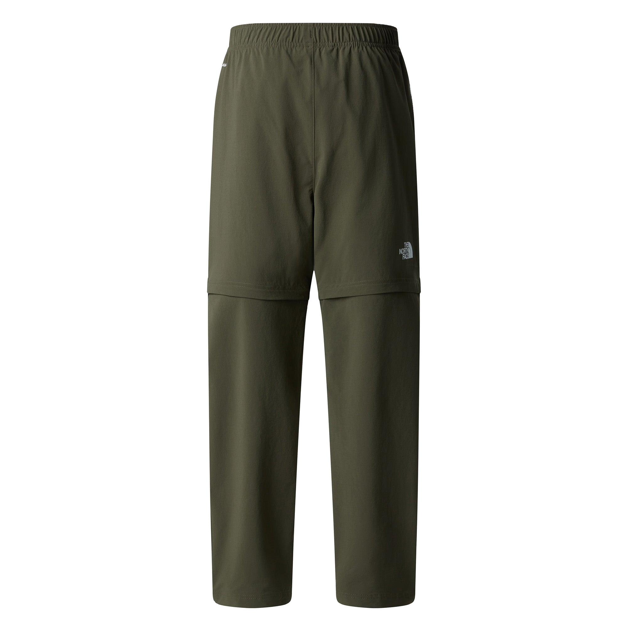 Teens' Lightweight Convertible Hiking Trousers - Green