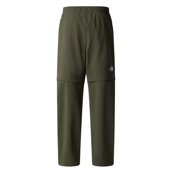 Teens' Lightweight Convertible Hiking Trousers - Green