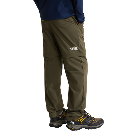Teens' Lightweight Convertible Hiking Trousers - Green