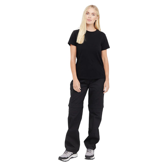 Women's Ramble II Convertible Trousers - Regular - Black