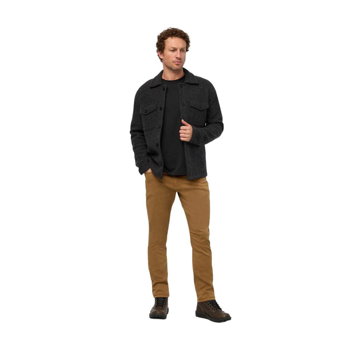 Men's No Sweat Athletic Taper Pants - Regular - Brown