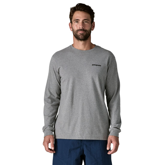 Men's Long-Sleeved P6 Logo Responsibili-Tee® T-Shirt - Grey