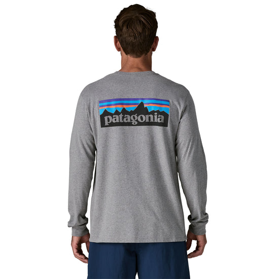 Men's Long-Sleeved P6 Logo Responsibili-Tee® T-Shirt - Grey