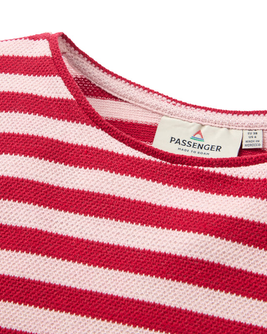 Women's Panorama Striped Long-Sleeve T-Shirt - Red / White
